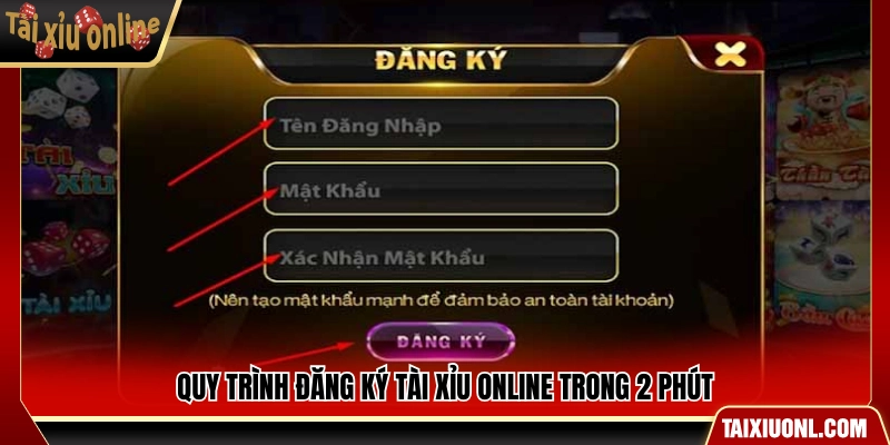 Các bước tạo tài khoản Tài Xỉu Online đơn giản